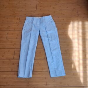 J. Crew Women's Light Blue Cropped Dress Pants